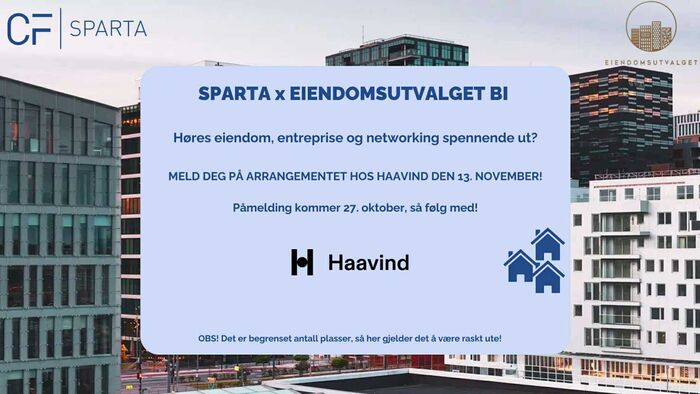 CF Sparta x Eiendomsutvalget BI 2025!